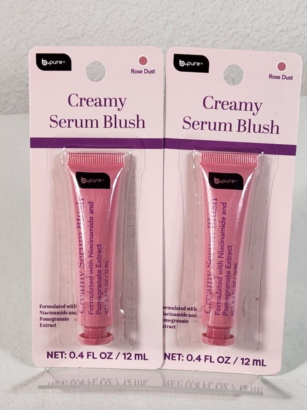 b.pure Creamy Serum Blush Rose Dust Cream/Serum Paraben/Phthalate-Free 0.4 oz